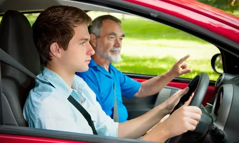 ADI instructor training during a live driving lesson